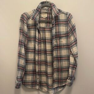 American Eagle Plaid Button Up-size small